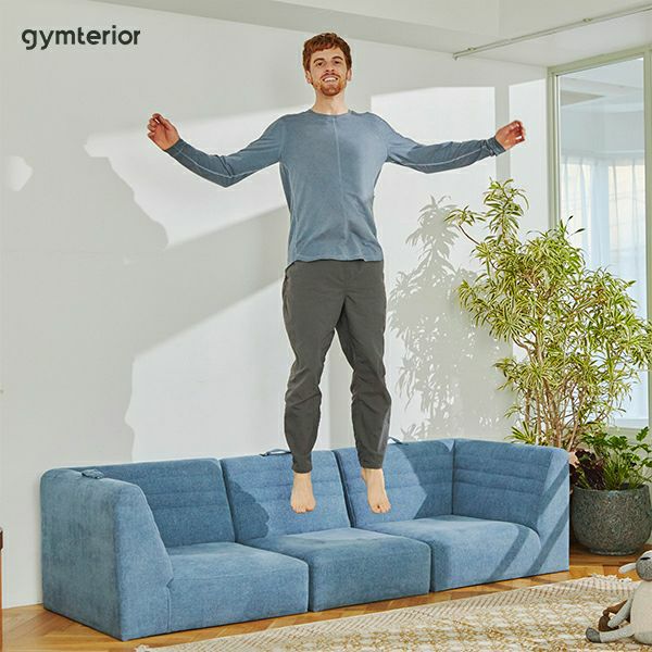 シェイプソファ(コーナー：左右兼用) gymterior(ジムテリア)｜ AMAZEPLUS BRAND  STORE（アメイズプラスブランドストア）｜健康と美をサポートするトレーニングアイテムショップ