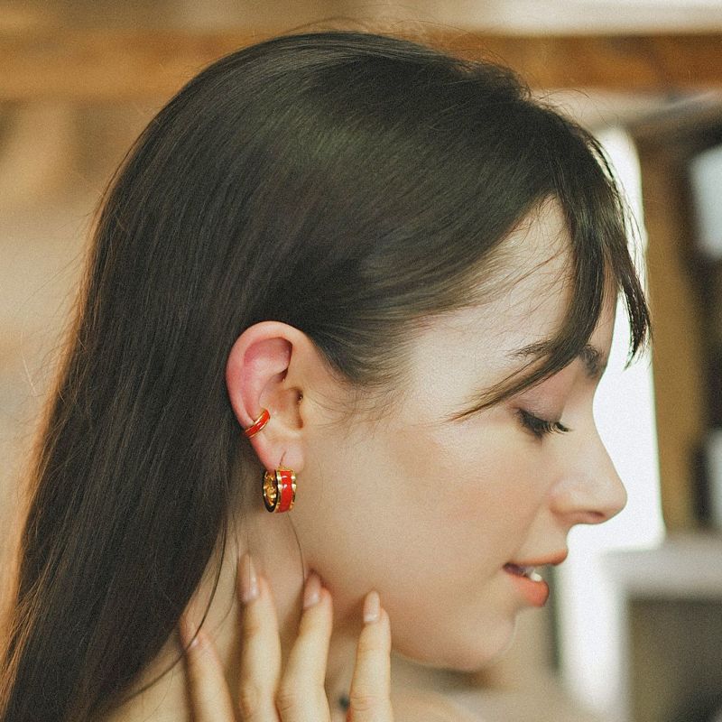 No13 彩帯 イヤーカフ / IROOBI EAR CUFF ATELIER ROUGE