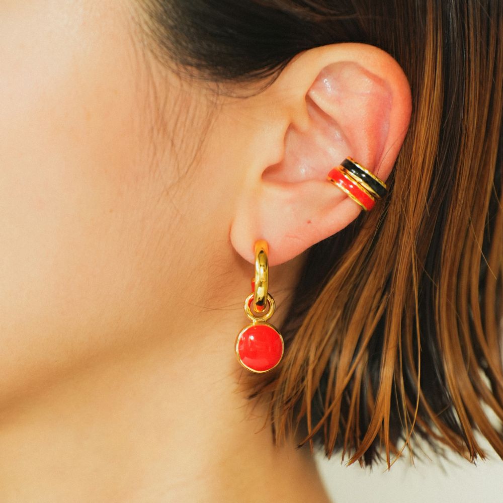 No13 彩帯 イヤーカフ / IROOBI EAR CUFF ATELIER ROUGE(アトリエ